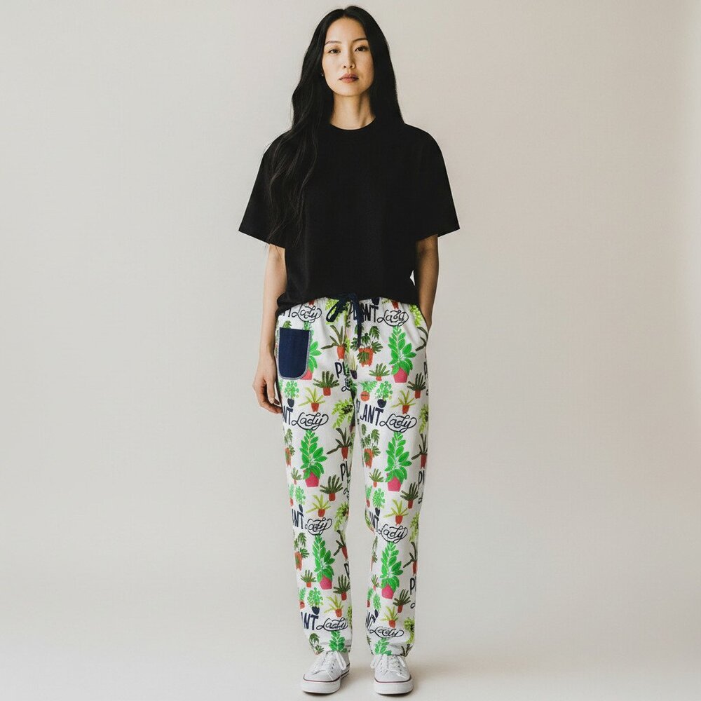 LAZY ONE Plant Lady Pajama PJ Pants Size Medium - Picture 2 of 9